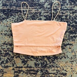 Light Pink Spaghetti Strap Women's Top